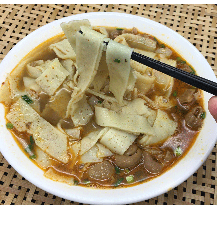 豆乐奇 湖北豆皮子天门土特产 农家手工新鲜豆饼豆丝湿绿豆皮煎饼 3斤