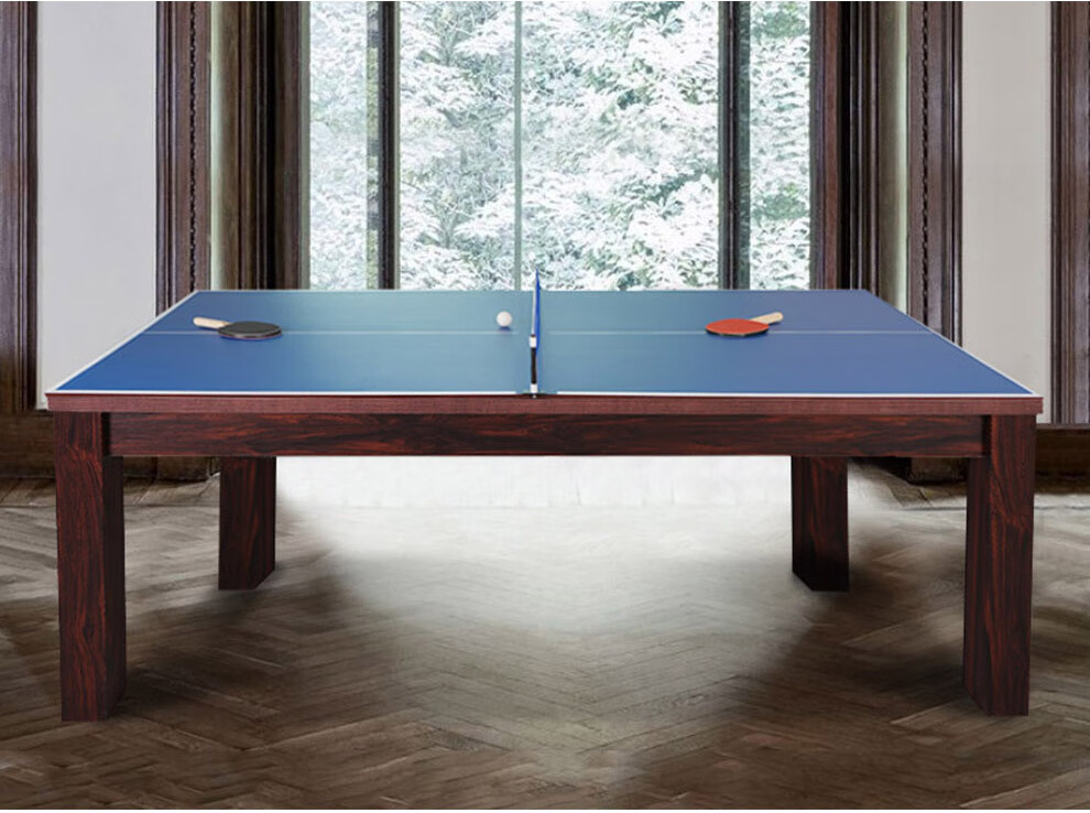 szx 美式标准台球桌【三合一】 乒乓球桌餐桌台球台球杆乒乓球拍室内