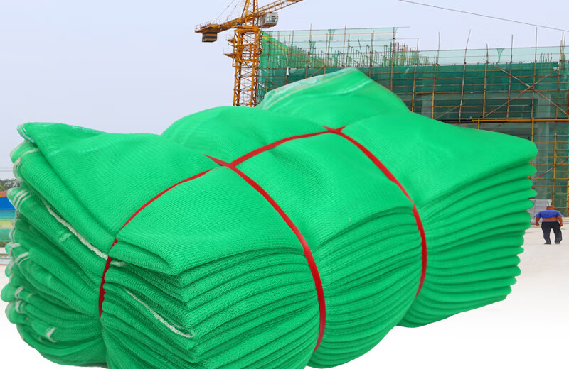 安建筑阻燃密目网绿色盖土网工地防尘网绿化网工程电梯防护网黑色款