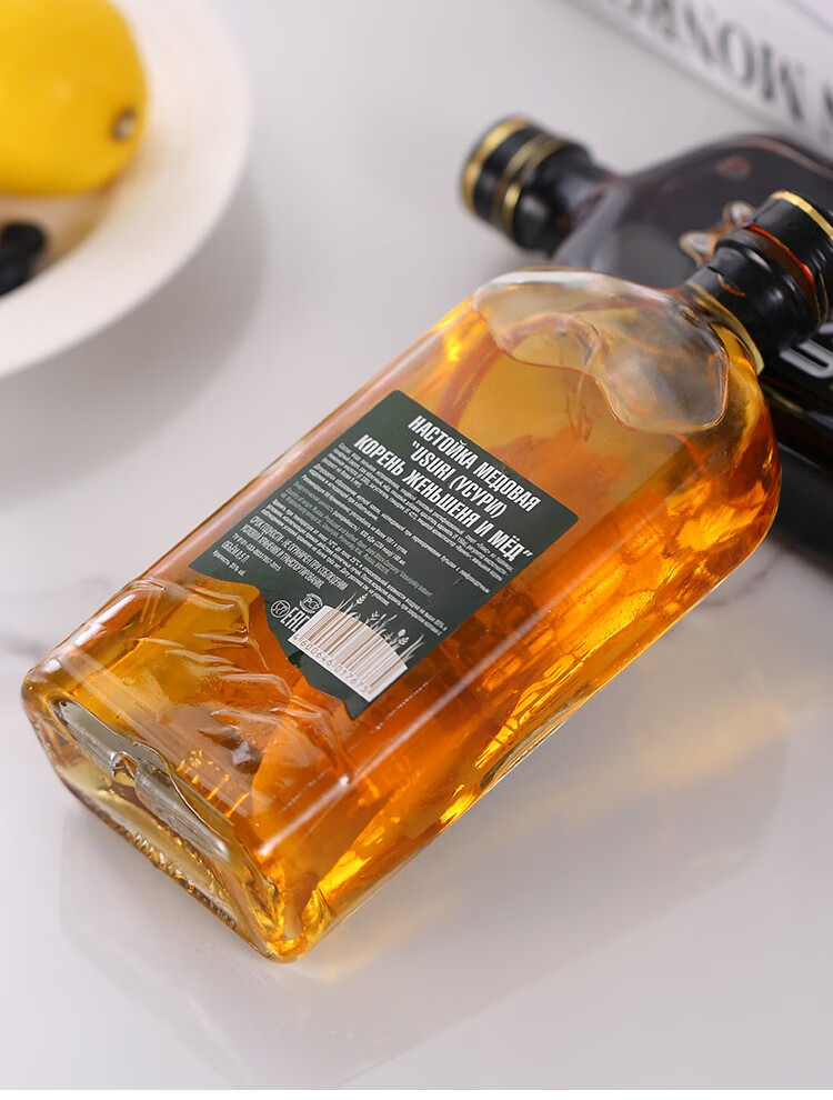 俄罗斯虎头酒小虎酒巴里赞姆滋补养生酒伏特加人参酒强酊草酊虎酒 草