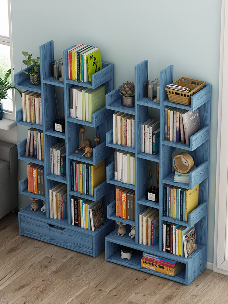 520创意书架简约客厅置物架桌上家用学生落地经济型简易小书架子无抽