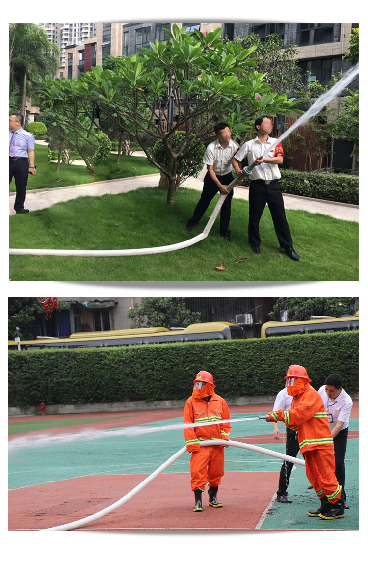 迈多多消防水带65国标水管水袋消防栓软管帆布管20米25米带接头消防