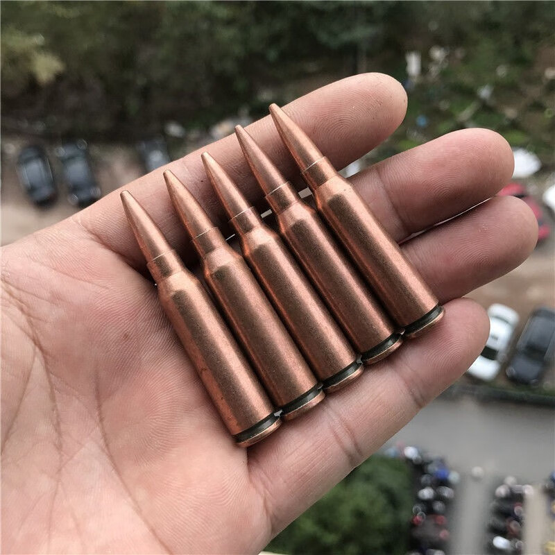 顾致子弹壳工艺品95真壳工艺模型桌面摆件装饰81真弹壳老兵收藏战友