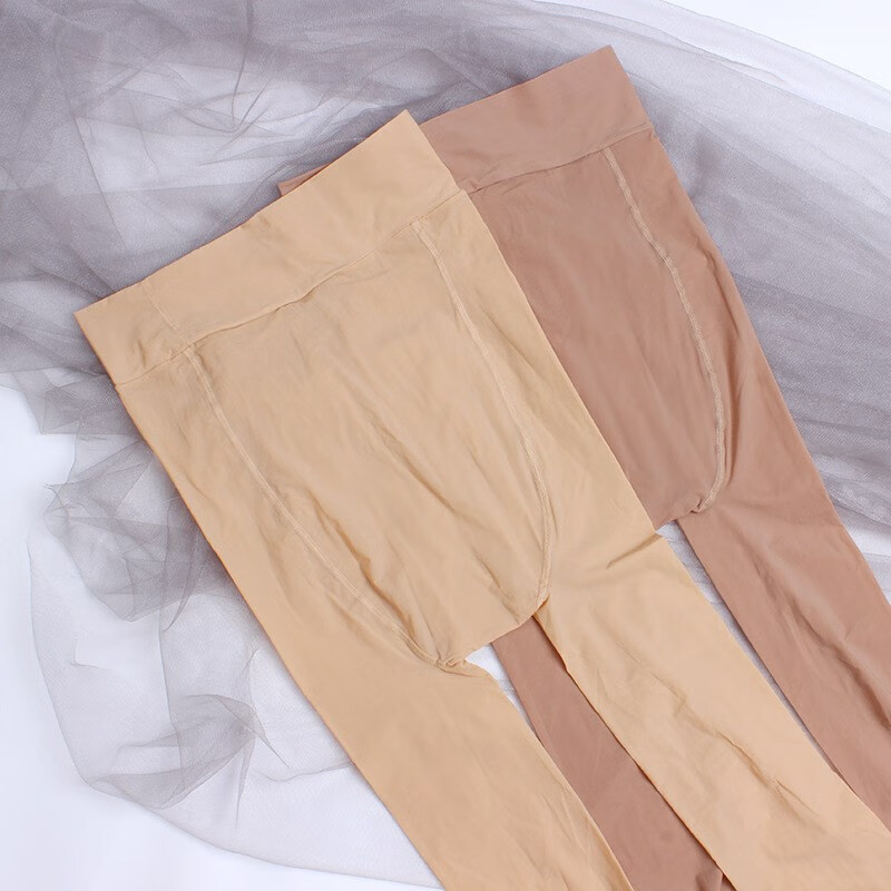 马油裤亮光耐穿春夏季钢丝面膜袜子光腿神器钢裤女 黑 马油袜适合80