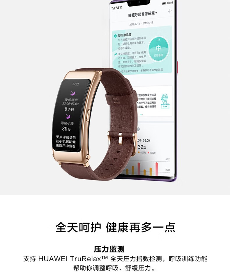 华为手环b6尊享版钛银灰
