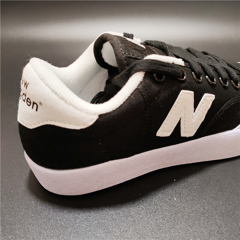 新百伦nb帆布板鞋nb开口笑低帮男鞋街拍情侣小白鞋女【商场同款】 nb