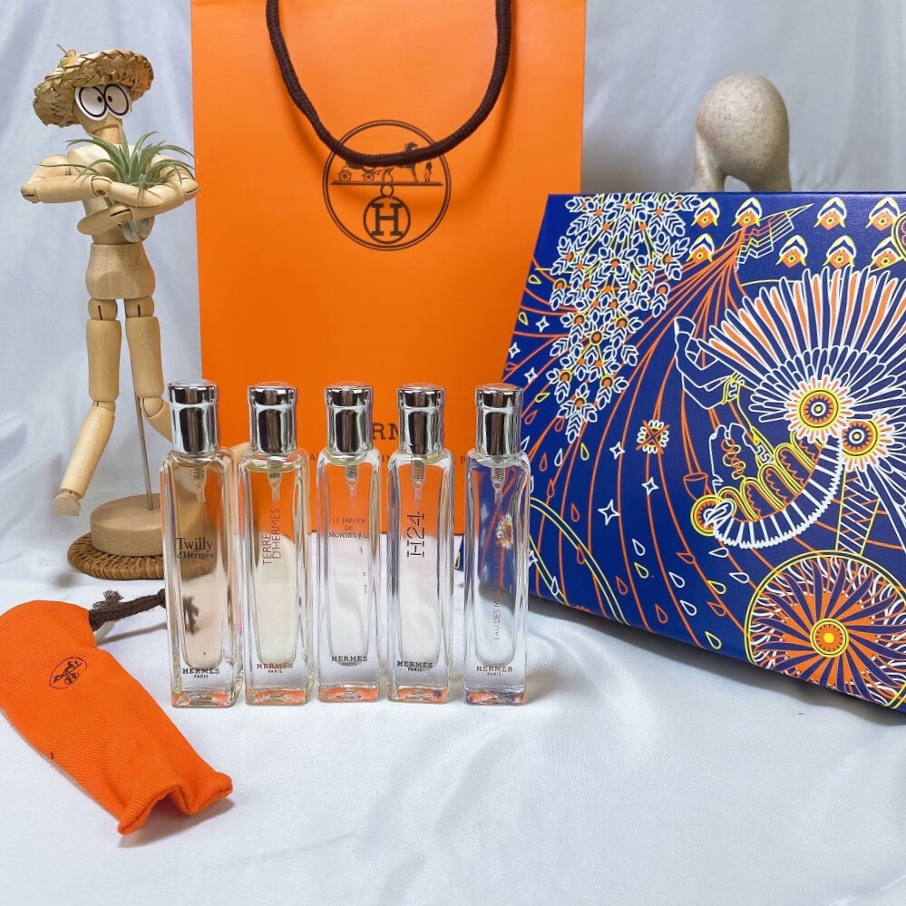 爱马仕(hermes) hermes爱马仕香水小样套装大地系列礼盒男女淡香持久