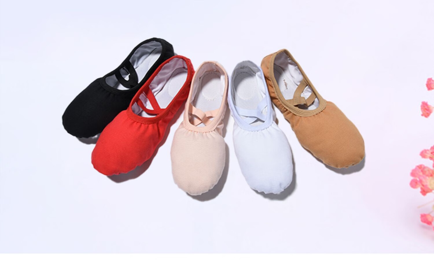 60中国舞舞蹈鞋民族练功鞋形体芭蕾舞猫爪鞋儿童系带布头软底鞋布头