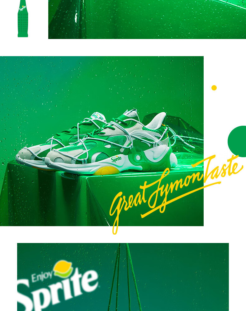 安踏分裂雪碧联名鞋男鞋2021春季新款网面休闲鞋透气运动鞋子男潮跑步