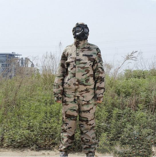 fff02型防毒服 防化服 分体式防毒衣京览 荒漠型防毒服4号178-184