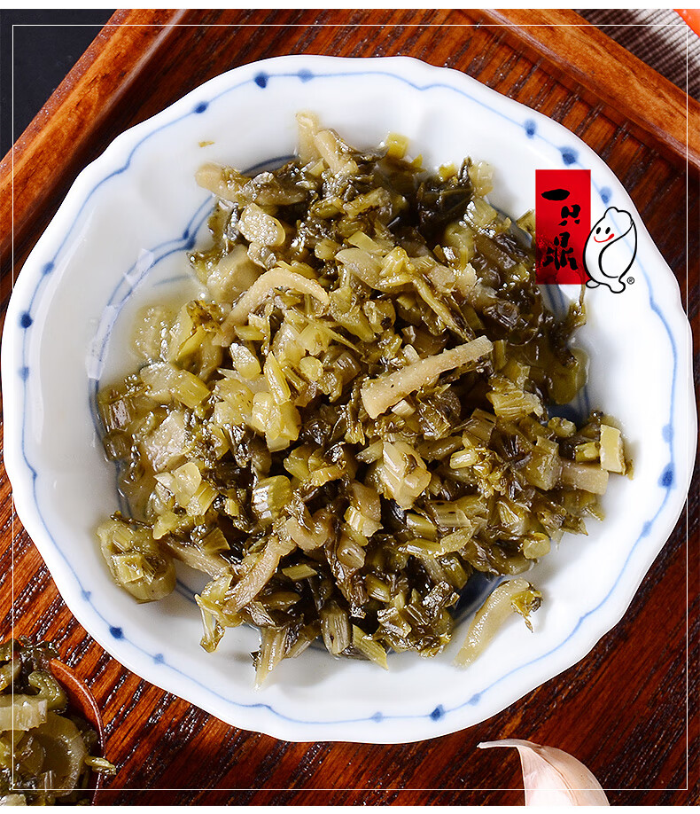 上海一只鼎笋丝雪菜100g6袋装腌制酱菜咸菜下饭菜上海特产团购