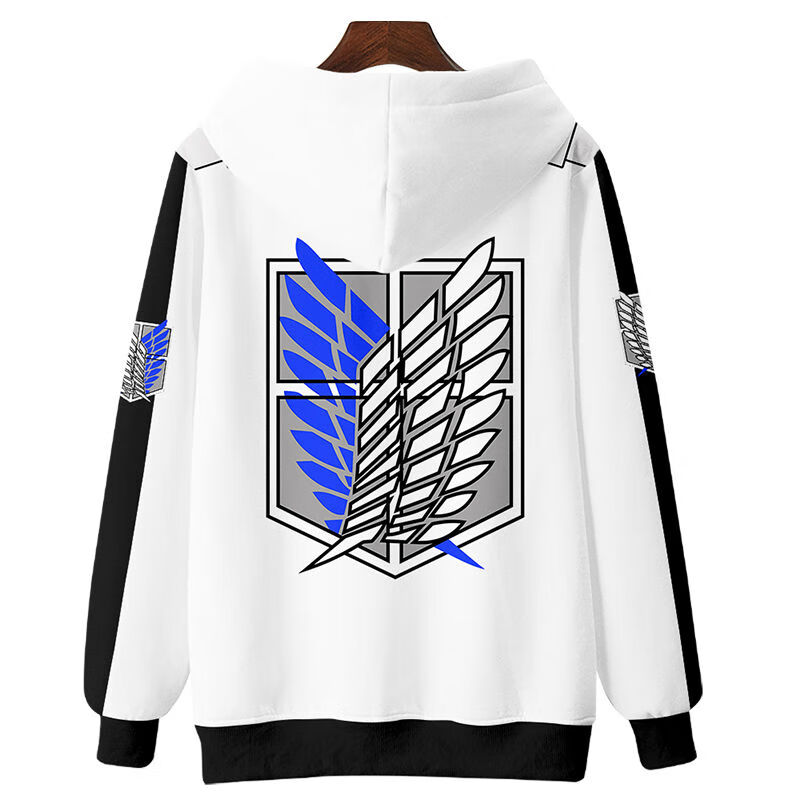 店进击的巨人周边拉链卫衣自由之翼动漫兵长cos日系二次元衣服01薄款l