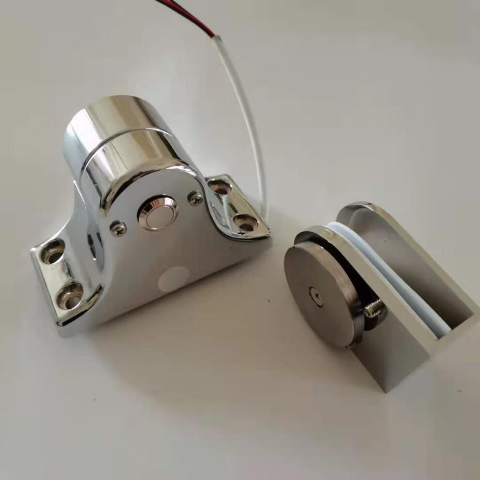 电磁门吸消防玻璃门电磁门吸免开孔防火门电子门碰强磁释放器地装 1个