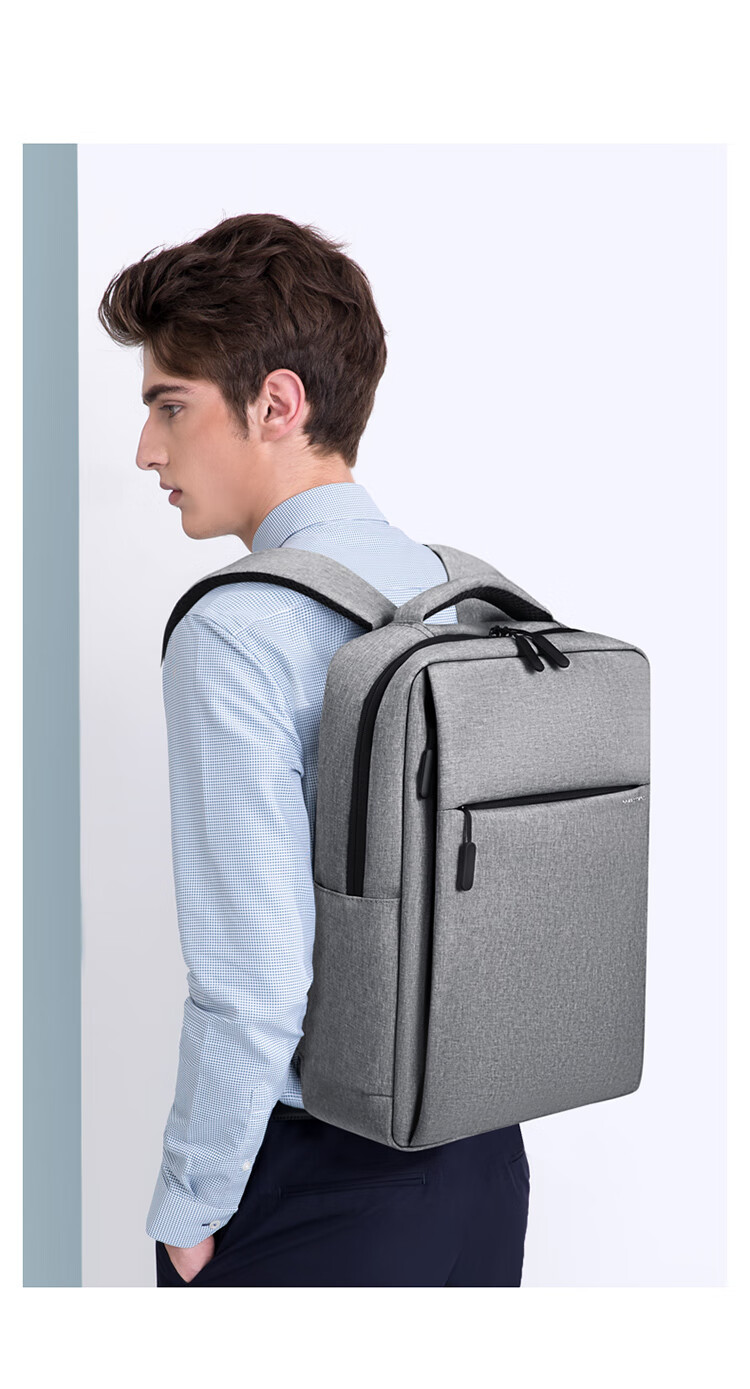 GOLF Business Backpack for Men, 15.6-Inch Laptop Bag, Travel Backpack, Fashionable School Bag for Men, Black 15