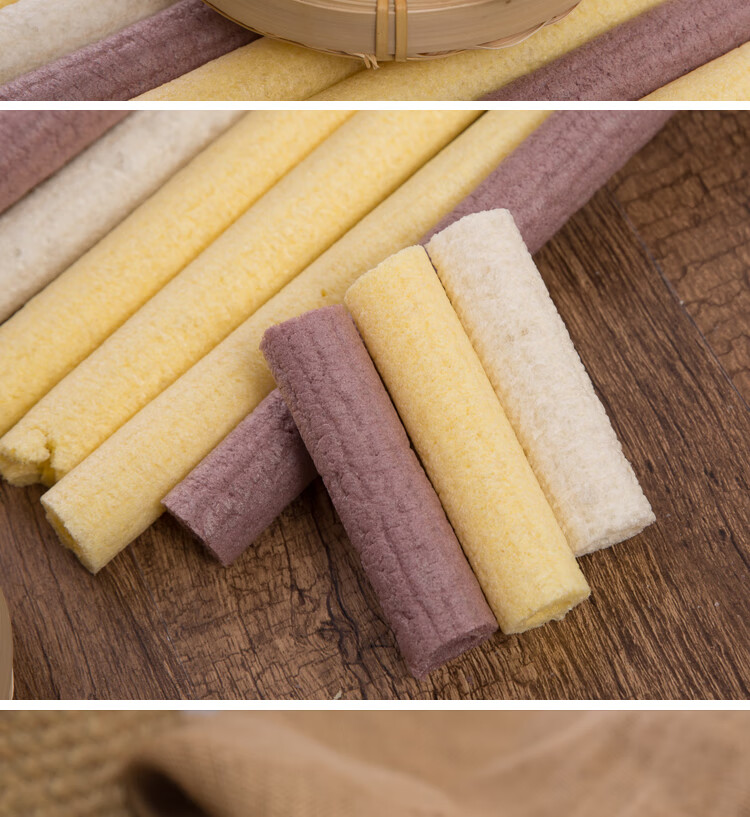 传统老式爆米花玉米棍膨化无糖玉米花棒苞米花大米棒膨江米棍零食 3种