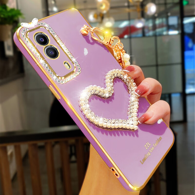 vivoy53s手机壳耐脏y53st1套t2版全包y54s女v2111a软外壳带钻viv骏虹