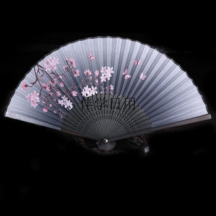 扇子折扇中国风女式学生古风流苏夏季随身携带古装古代汉服小竹扇