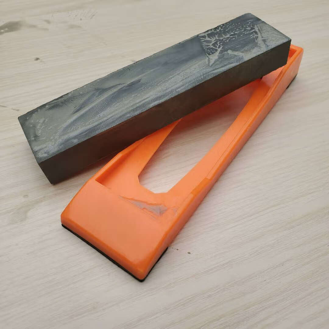 8000目天然石头油石家用双面磨刀石粗磨细磨精磨石头修脚刀 花色 双面