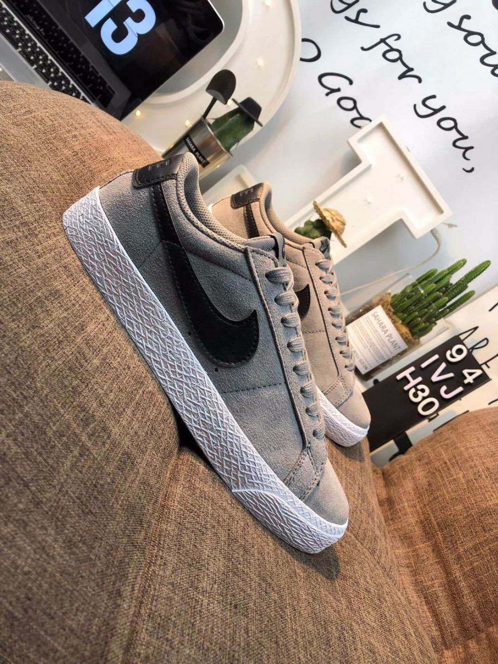 【官方旗舰】dunk aj同款夏季开拓者翻毛皮板鞋男鞋sb zoom bl 开拓者