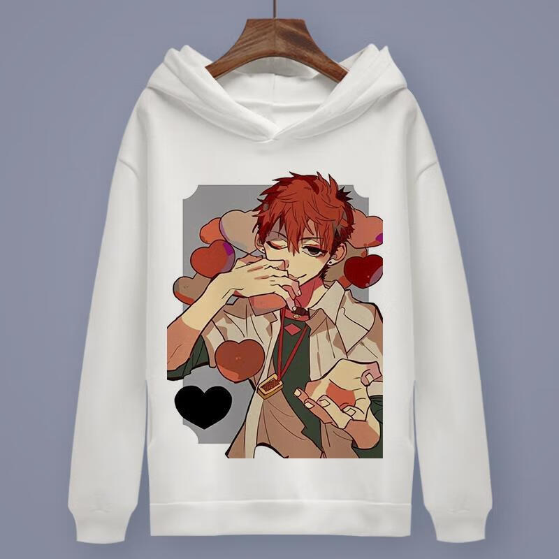 地缚少年花子君日系动漫周边二次元学生长袖卫衣秋冬加绒连帽外套13s