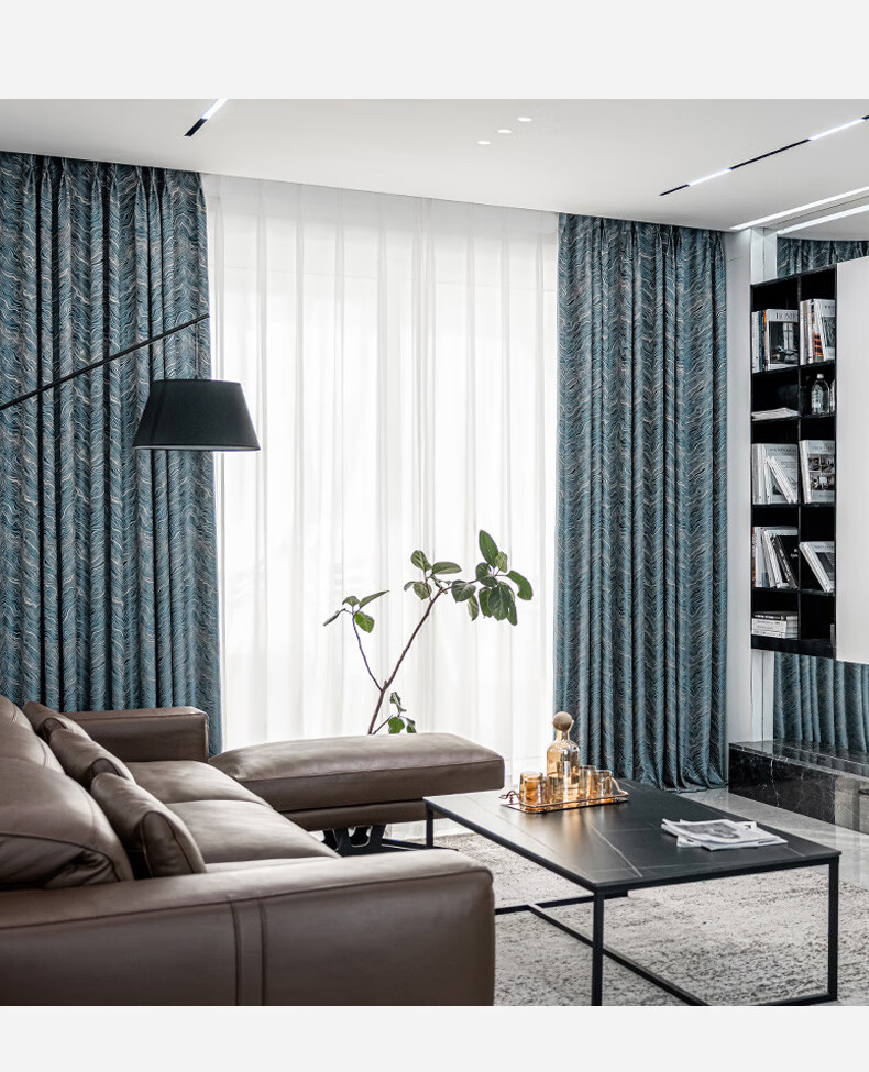 好品优选雅菲莱窗帘一米窗帘现代简约轻奢高精密高端2022年新款卧室