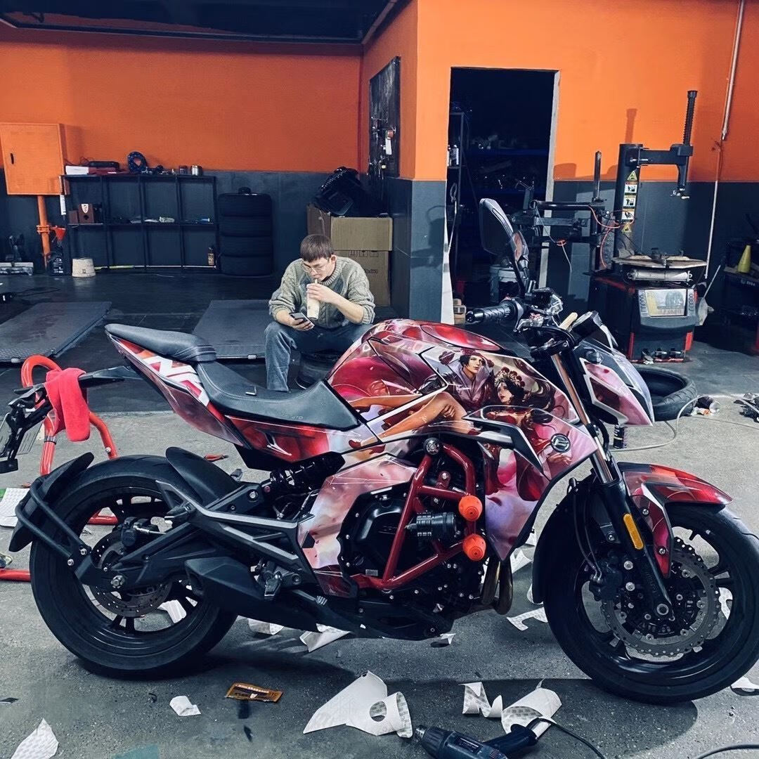 春风400nk650贴花版画全车贴纸车身贴拉花保护贴膜改装个性贴 花色nk