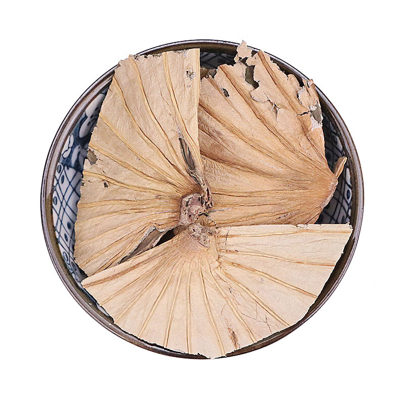 北京同仁堂中药材荷叶蒂500g 新货荷蒂 荷鼻 莲蒂 干荷叶蒂 荷叶顶