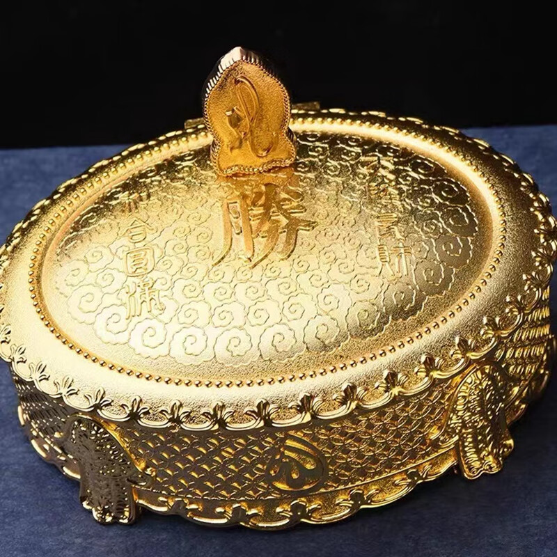 修明堂香港李居明2022壬寅虎年吉祥物摆件大胜聚宝盆聚财家居办公室