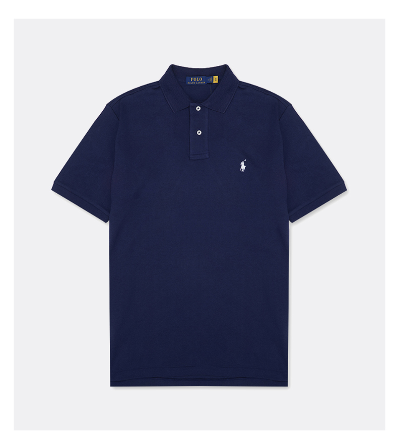 poloralphlauren拉夫劳伦男士小马标短袖polo衫蓝色710565916078xxl