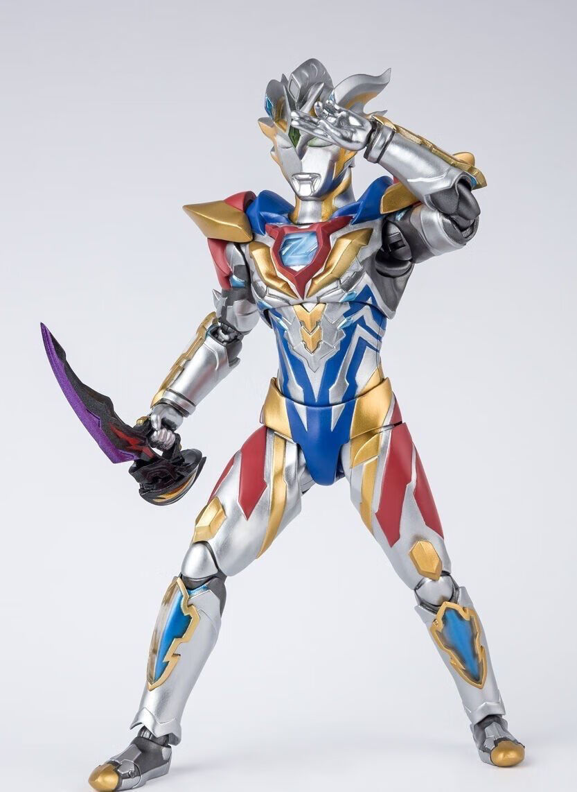 万代(bandai)shf泽塔奥特曼同款act魂限定超可动德尔塔天爪终形态 千