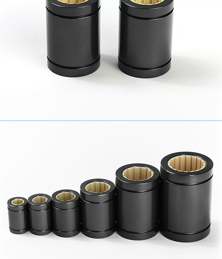 工程塑料直线铝塑滑动轴承rjum-01/lin-01r 12 16 20 25 30 40 50