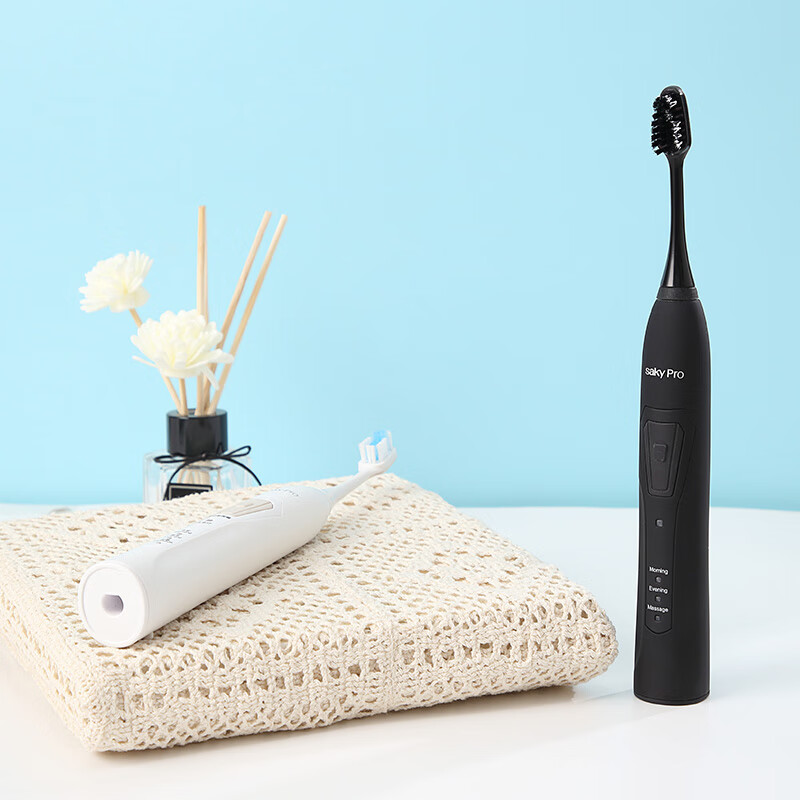 saky pro舒客舒克g1声波电动牙刷情侣款成人智能防水学生党软刷头 g1p