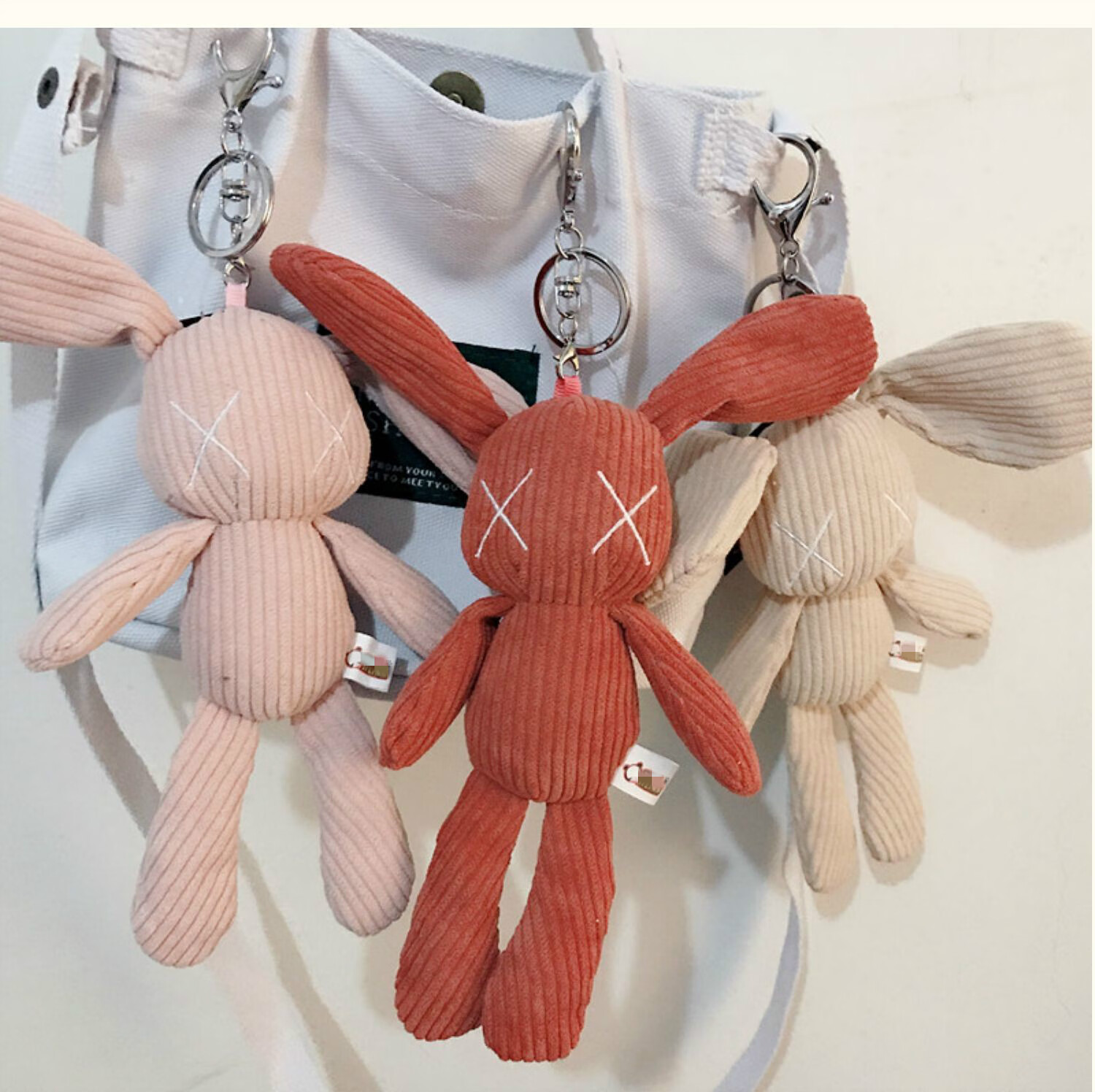 书包挂饰韩国创意网红书包挂件ins公仔可爱少女萌兔子毛绒钥匙扣包包