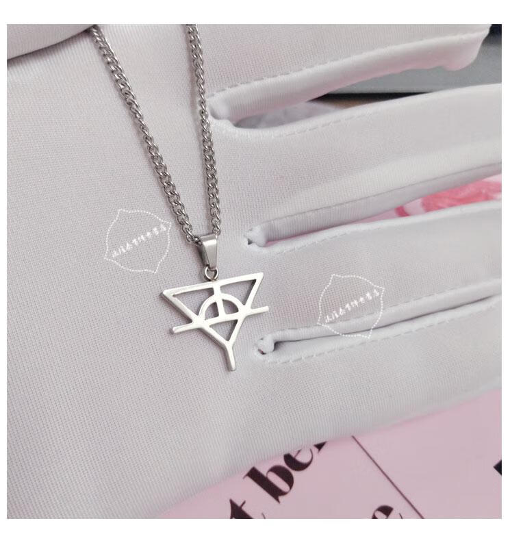 aiosc华晨宇同款项链hcy标志定制火星演唱会logo吊坠锁骨官方周边饰品