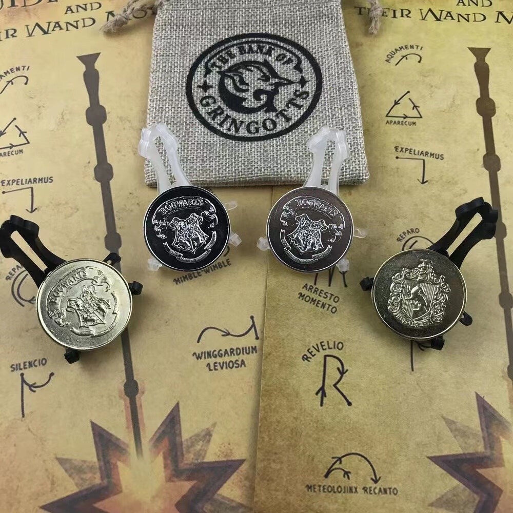 哈利波特周边harrypotter古灵阁金币金加隆银西可纳特纪念币单袋子