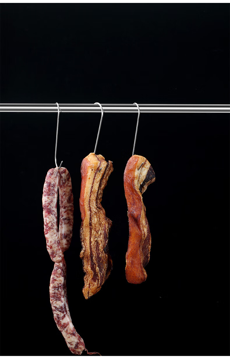 沃德百惠worthbuy加粗s型晒腊肉挂钩香肠烤鸭烧鸡钩实心挂熏猪肉香肠s