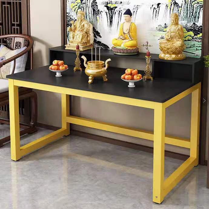 供桌佛台供奉台家用现代经济型上香案靠墙小型简易新中式贡桌浅胡桃色