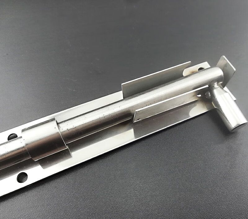 不锈钢实心插销加厚精品不锈钢大门落地明插销加粗门栓实心焊接加长