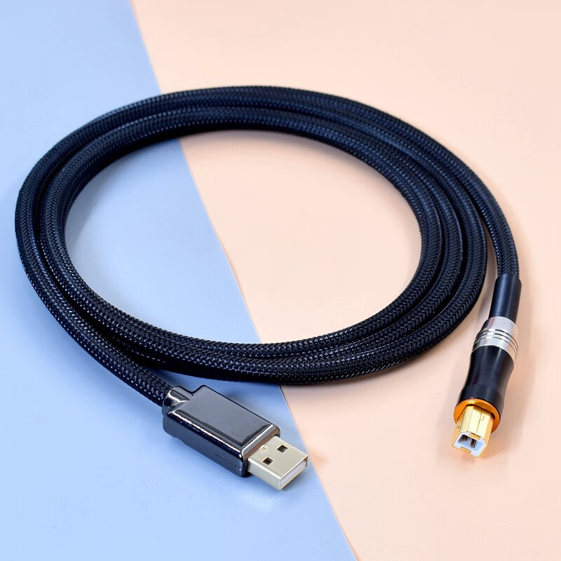 lightning转usb方口b连接线ipadproiphone苹果手机安卓typec数据音频