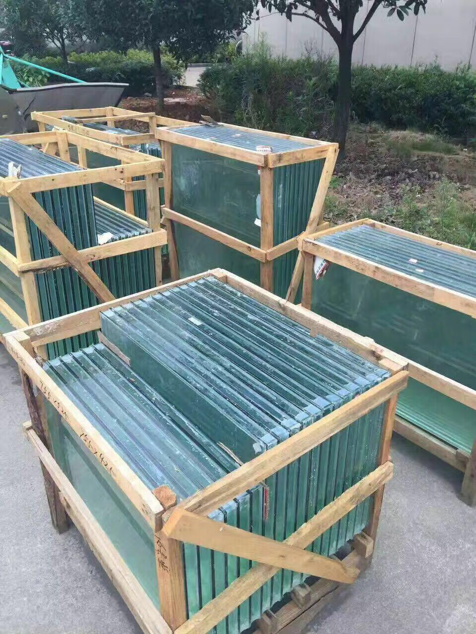 灌液防火玻璃防火门玻璃消防复合夹胶玻璃门3c单层铯钾防火玻璃防火门