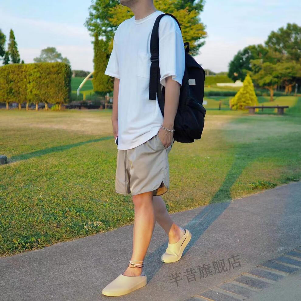 【官方旗舰】fear of god fog拖鞋侃爷一脚蹬厚底户外穿eva男踩屎感