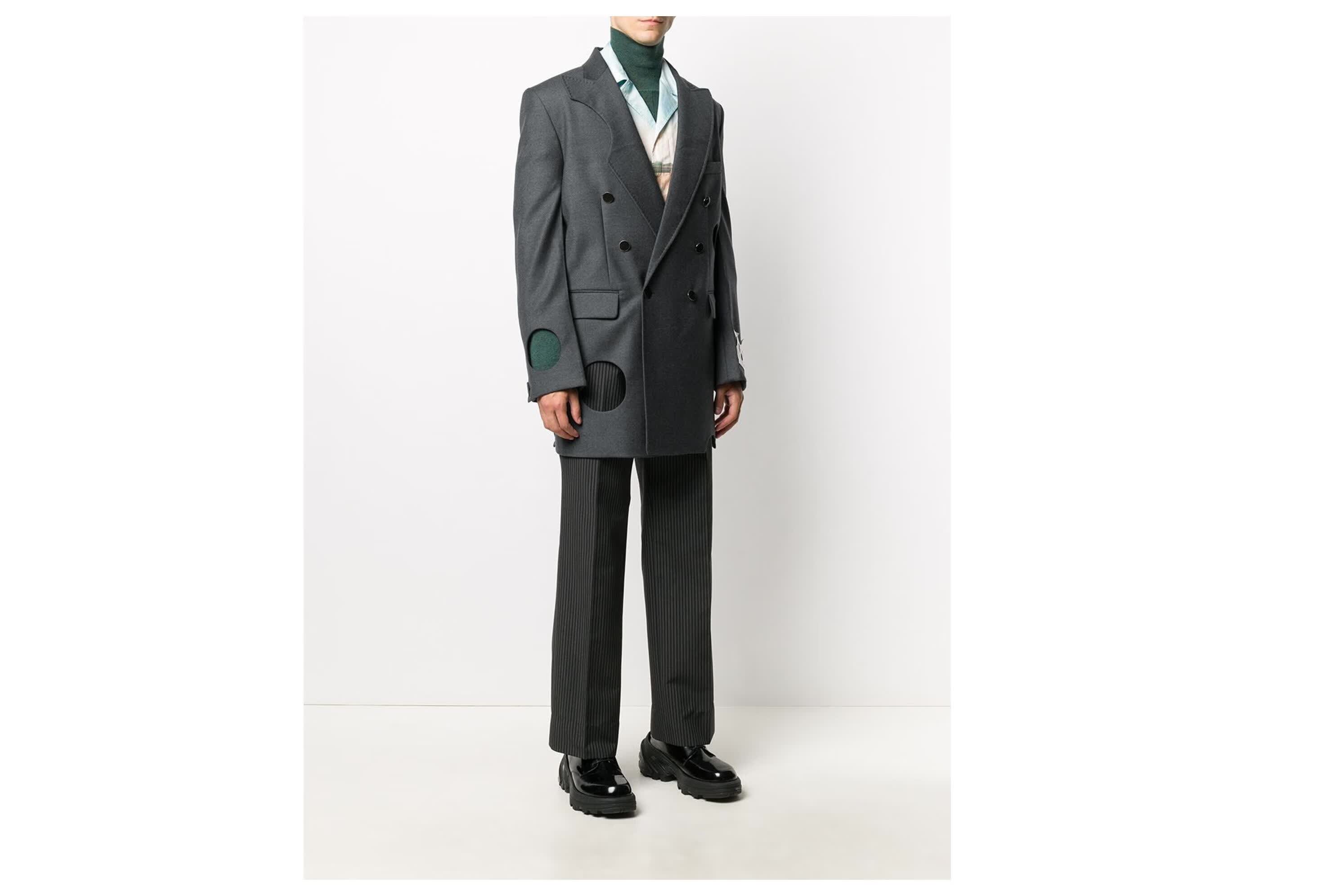 off-white 20秋冬男士流星西装 灰色 it48【图片 价格 品牌 报价】