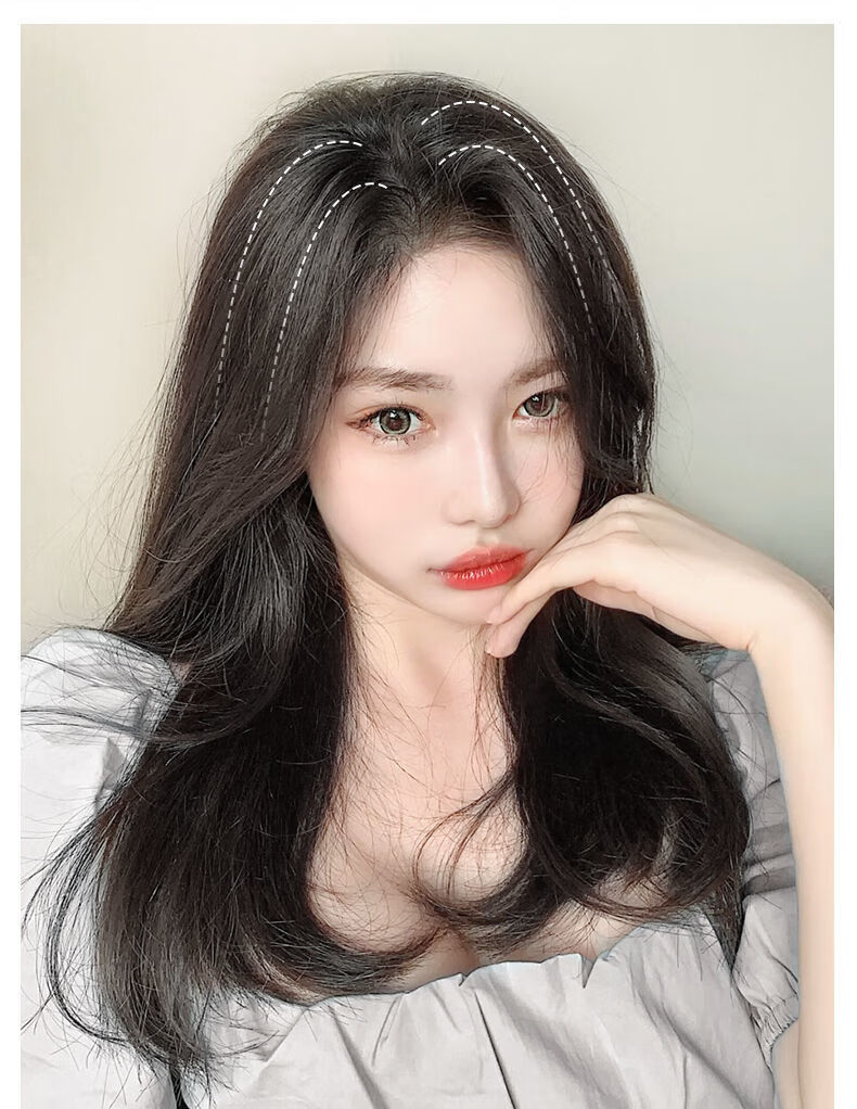 假发片垫发根蓬松器假发贴片一片式无痕隐形垫发片两侧增厚补发女