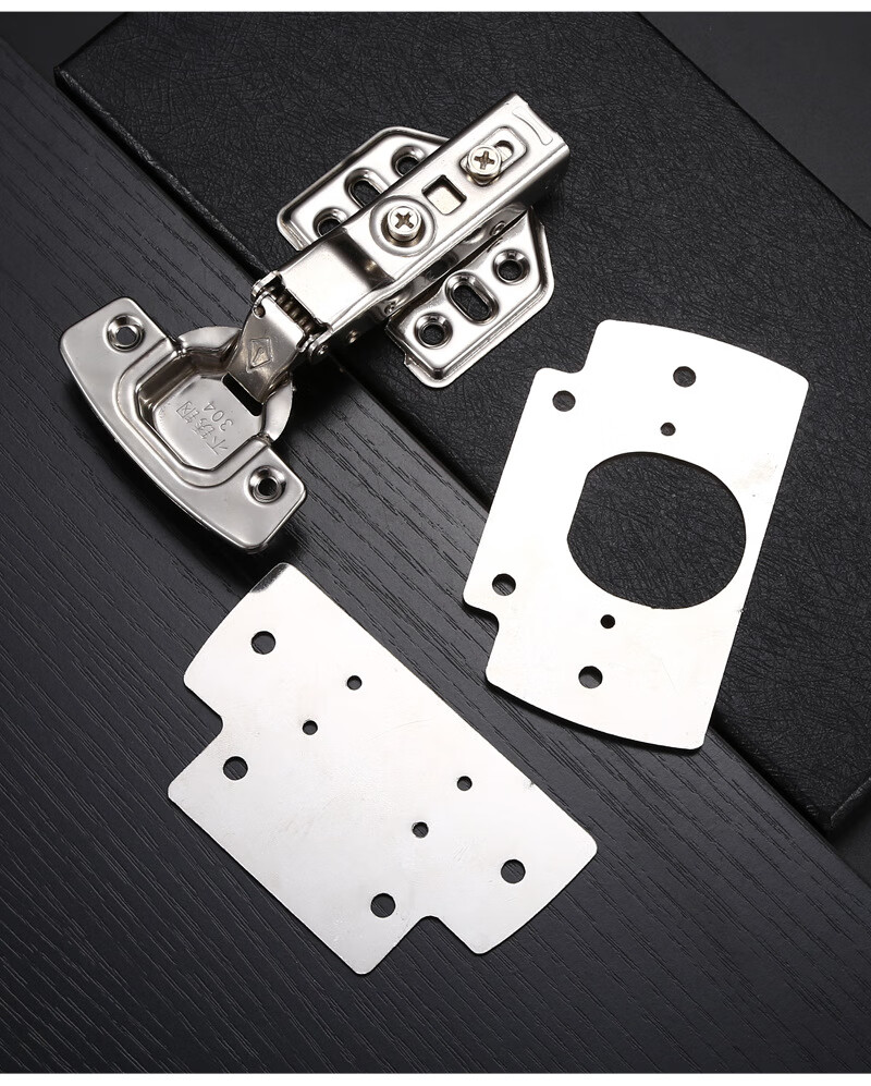 不锈钢铰链柜门修复板合页固定板柜子合页安装板衣柜折页修复神器