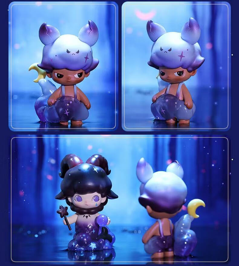 2022新款 popmart泡泡玛特 dimoo星座系列盲盒摆件玩具娃娃礼物狮子座