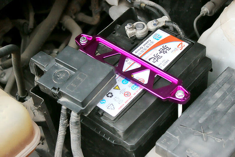 汽车电瓶蓄电池固定支架螺丝挂钩配件改装电瓶卡子螺丝 m8 19cm两条