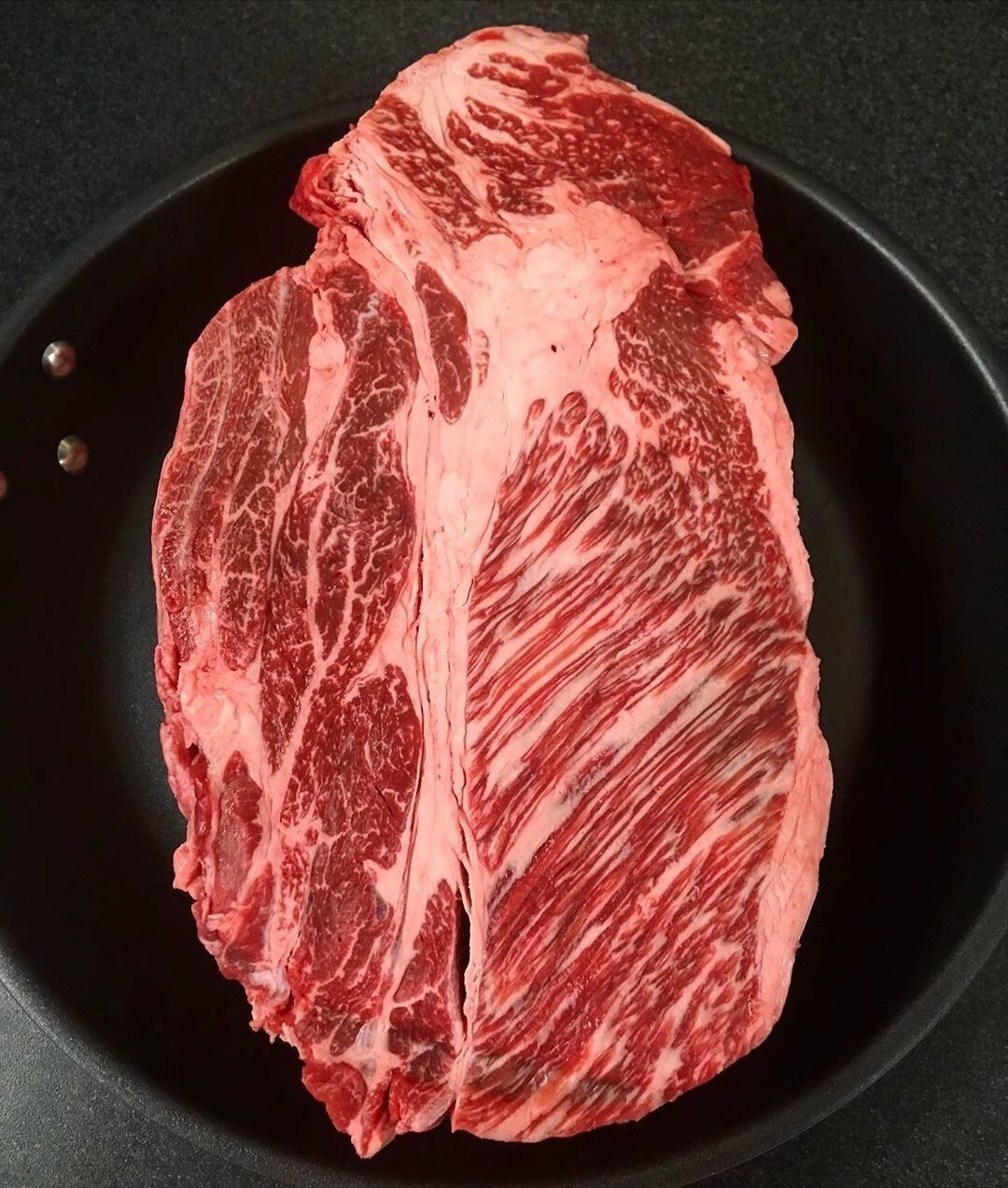 顺丰速运干式熟成30天1265厂m9雪花霜降和牛上脑牛排1000克顺丰赣香婆