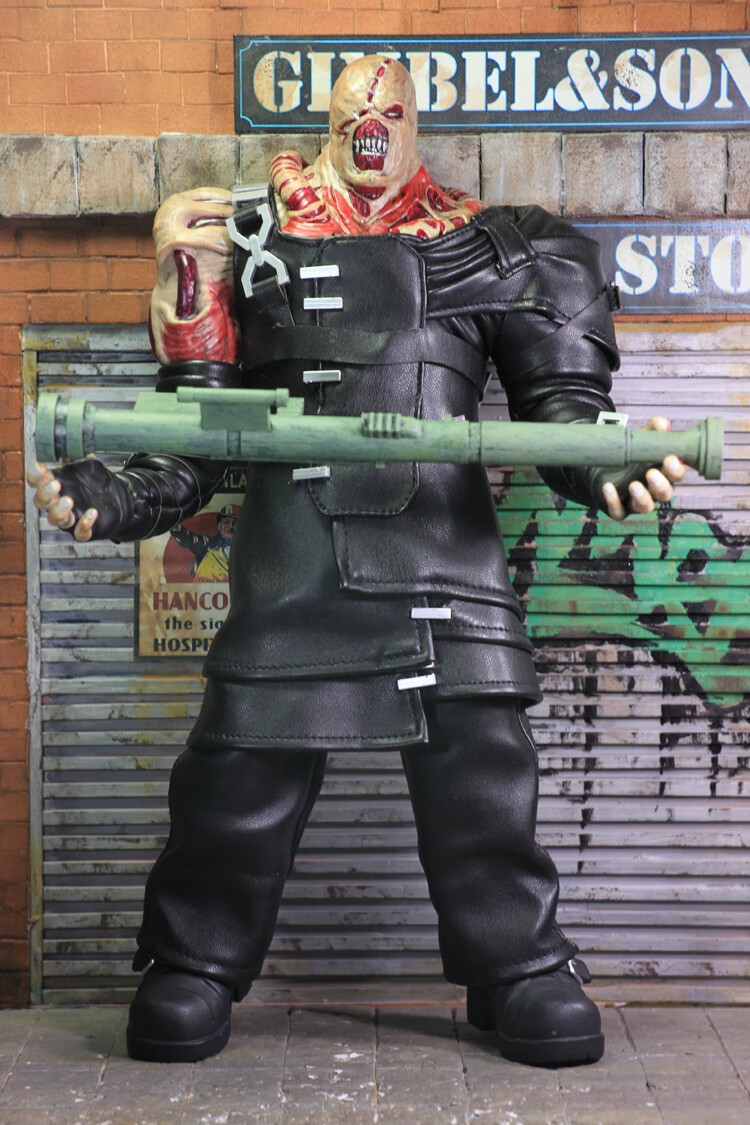 生化危机手办可动卡普空追踪者nemesis暴君 15寸可动模型摆件 手办