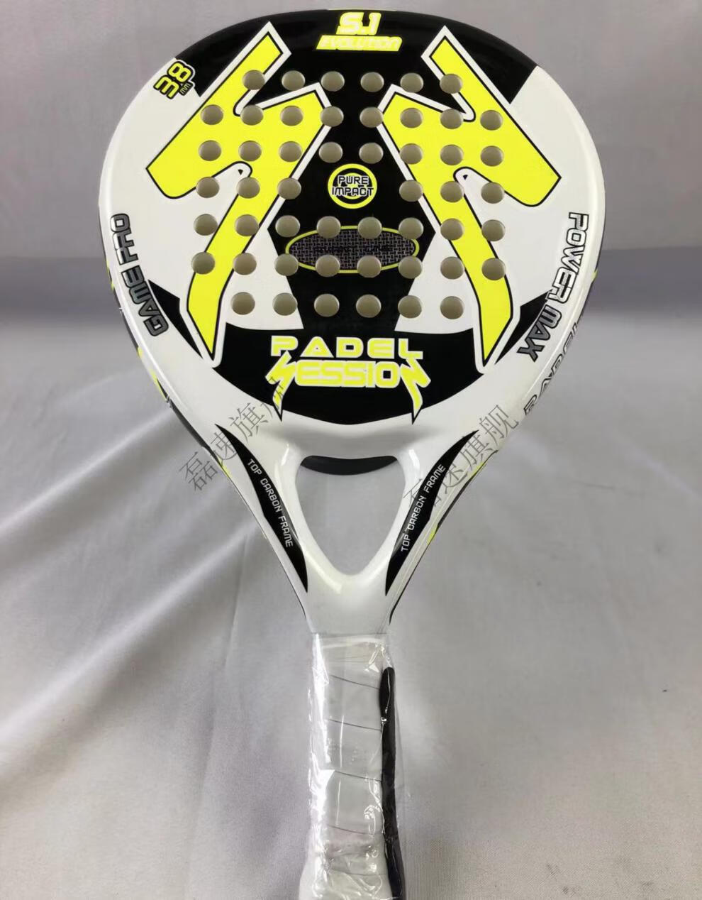 babolat百宝力板式网球沙滩笼式拍碳纤维男女 wilson板式球拍3k黑色