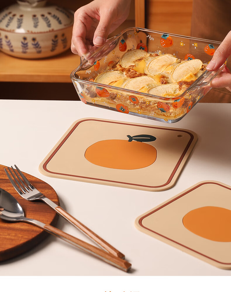 【精选好物】放菜盘子的垫子 隔热垫高颜值餐桌垫耐烫防滑杯垫厨房